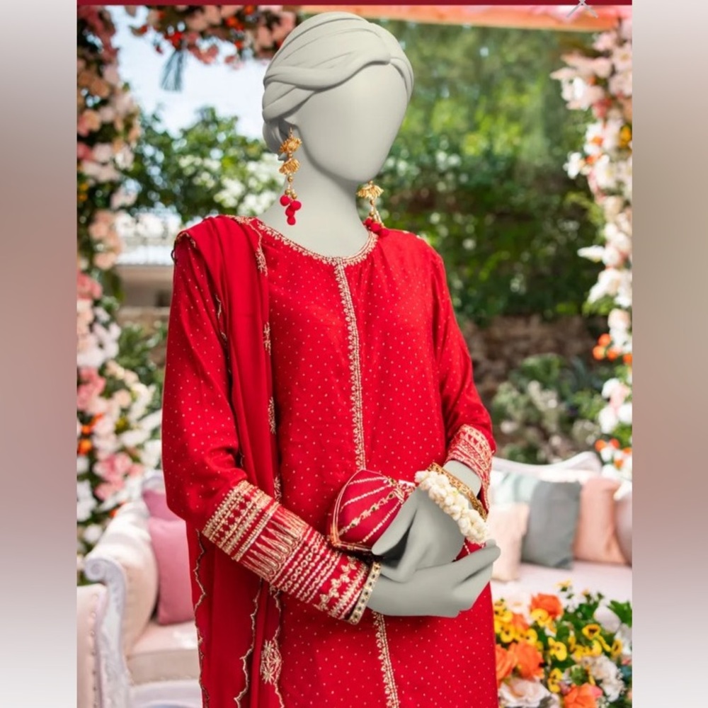new pakistani J dot formal dress